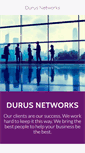 Mobile Screenshot of durusnetworks.com